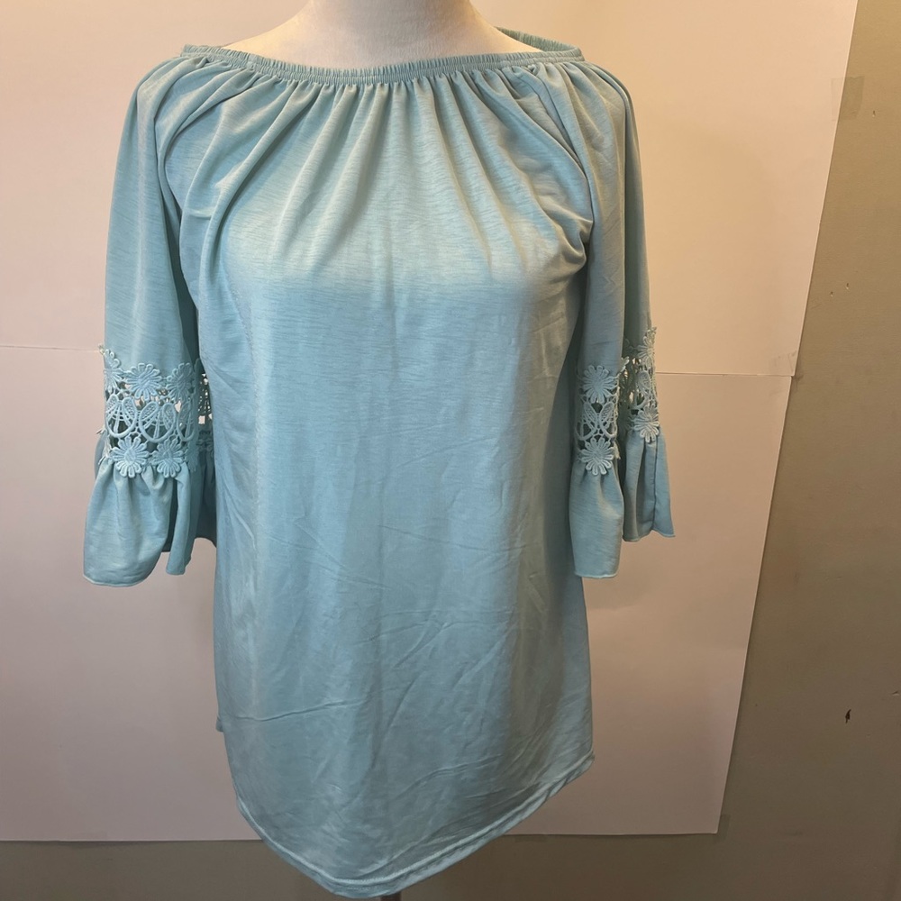 Win win Rauffle sleeve tunic - Picture 2 of 6